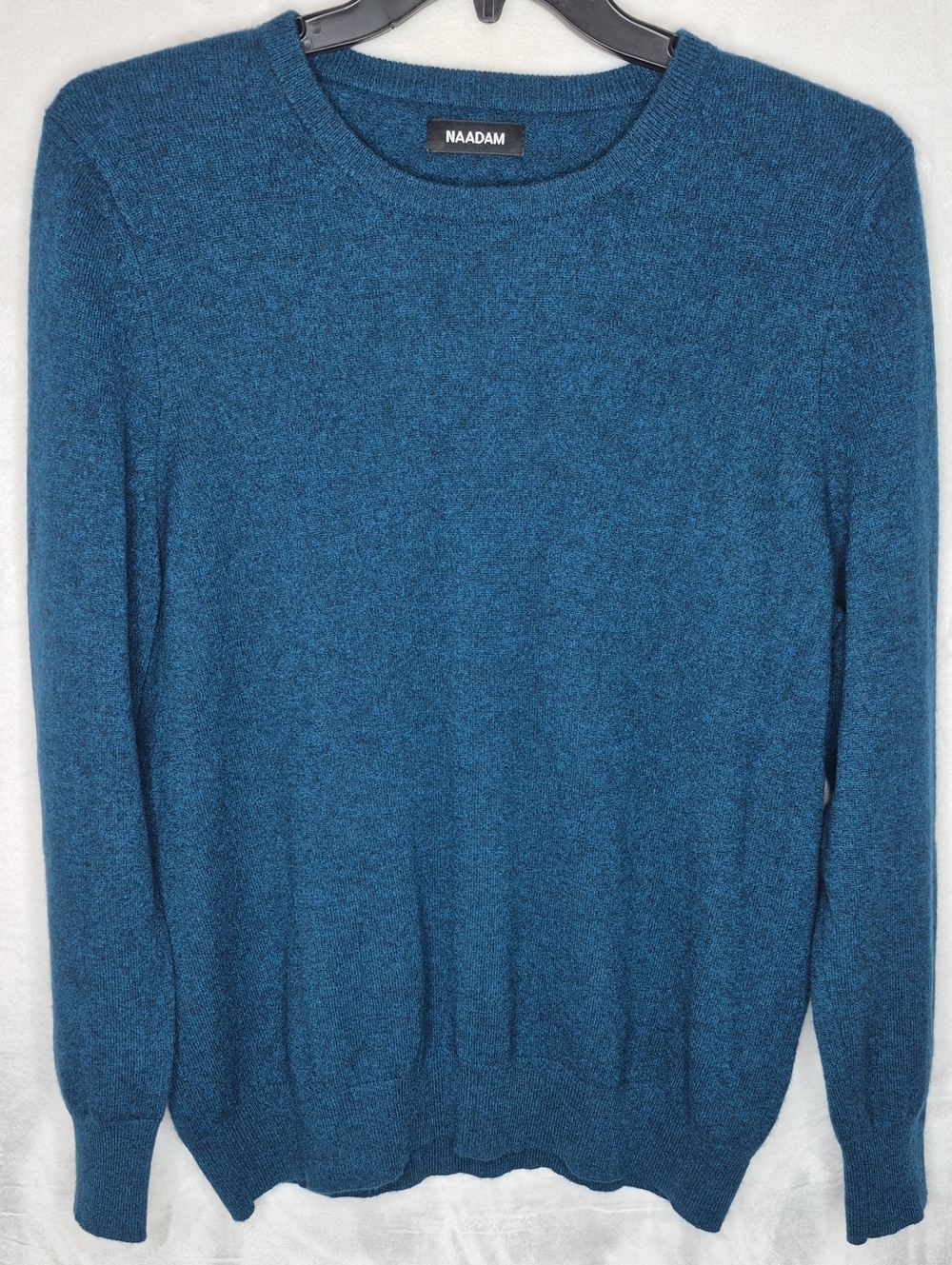 NAADAM Men's Teal Blue 100% Cashmere Crewneck Sweater XXL